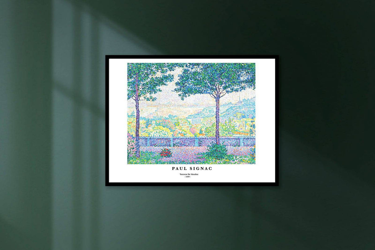 Paul Signac - Terasse de Meudon Poster