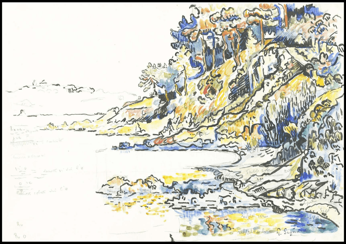 Paul Signac - The Calanque at Saint Tropez