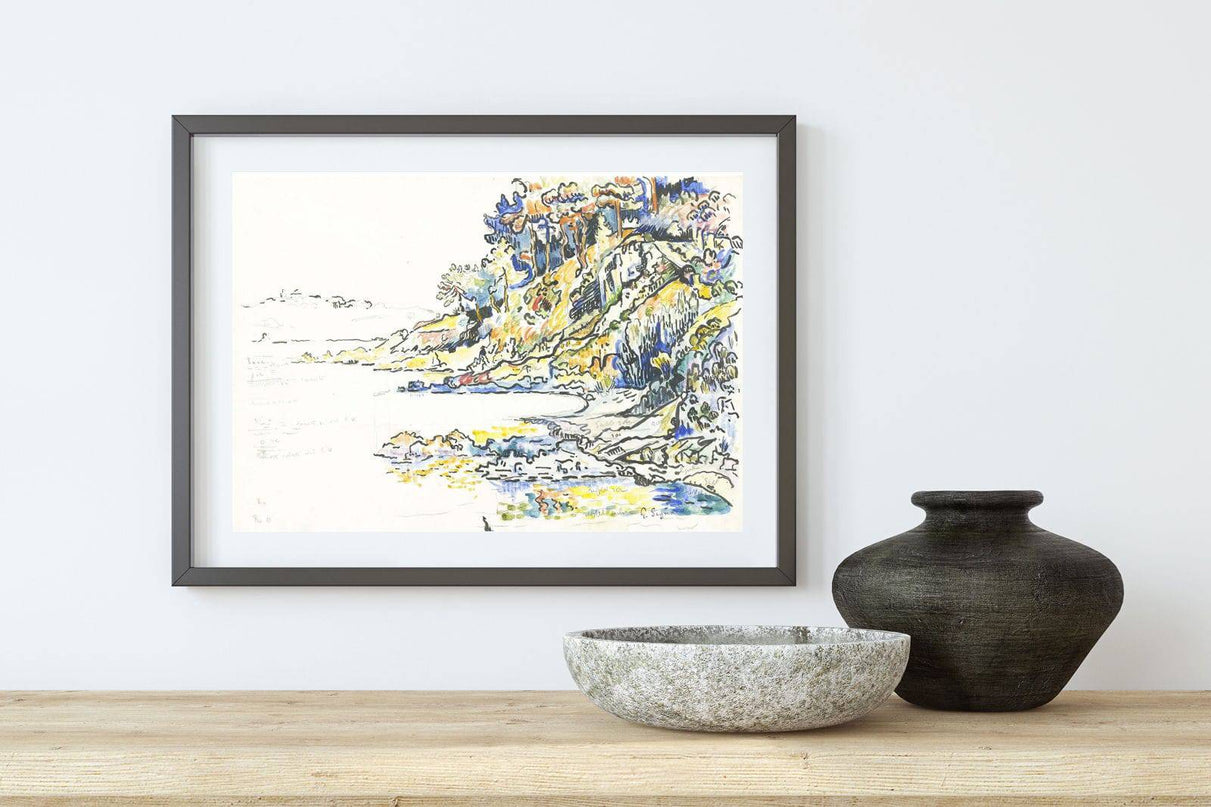 Paul Signac - The Calanque at Saint Tropez