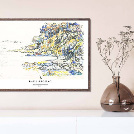 Paul Signac - The Calanque at Saint Tropez Poster