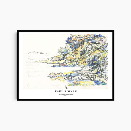 Paul Signac - The Calanque at Saint Tropez Poster