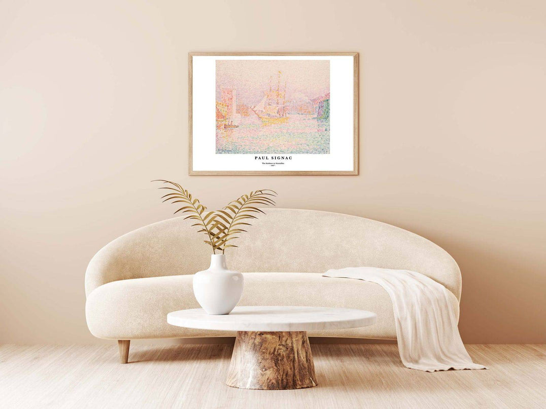 Paul Signac - The Harbour at Marseilles Poster