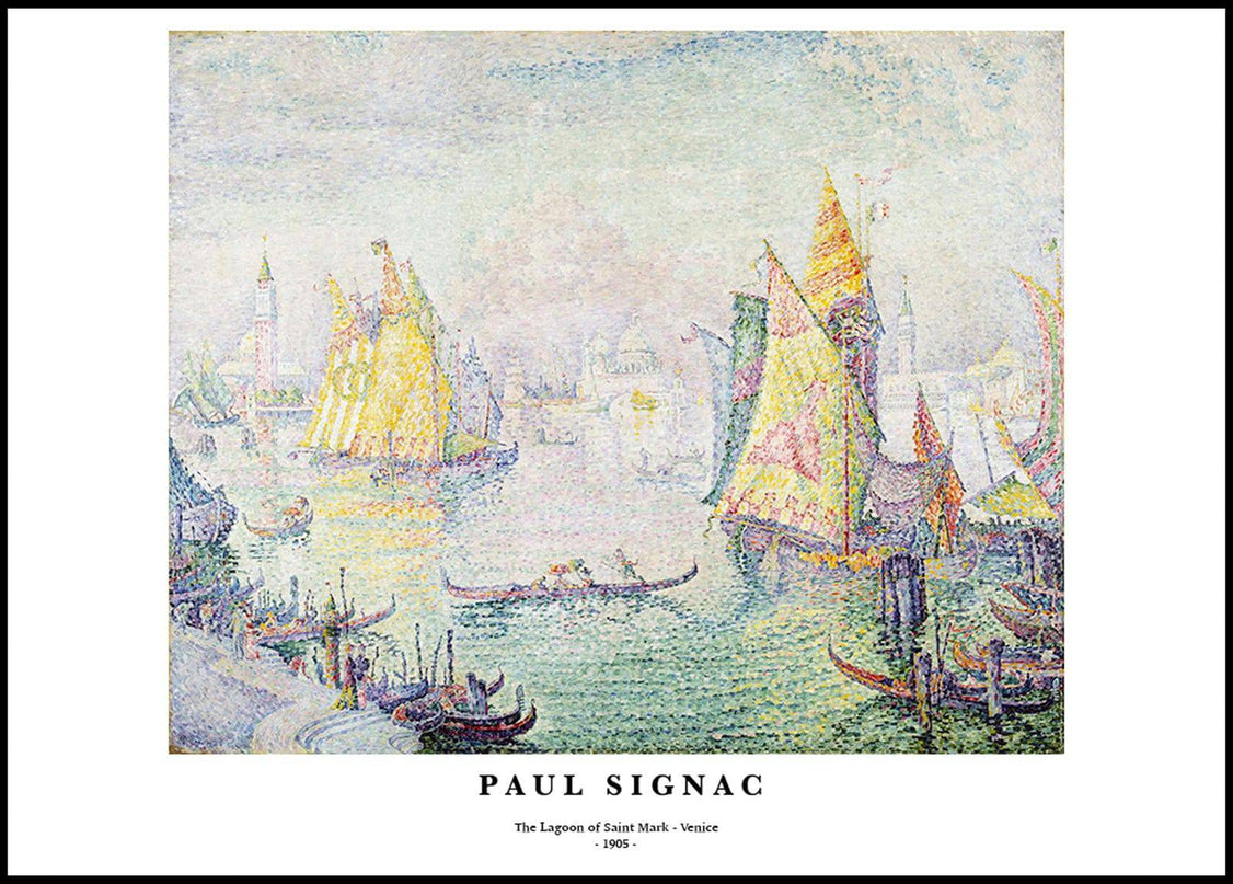 Paul Signac - The Lagoon of Saint Mark 'Venice' Poster