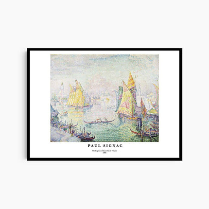 Paul Signac - The Lagoon of Saint Mark 'Venice' Poster
