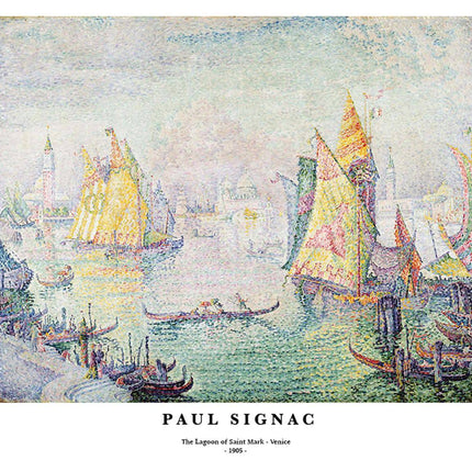Paul Signac - The Lagoon of Saint Mark 'Venice' Poster