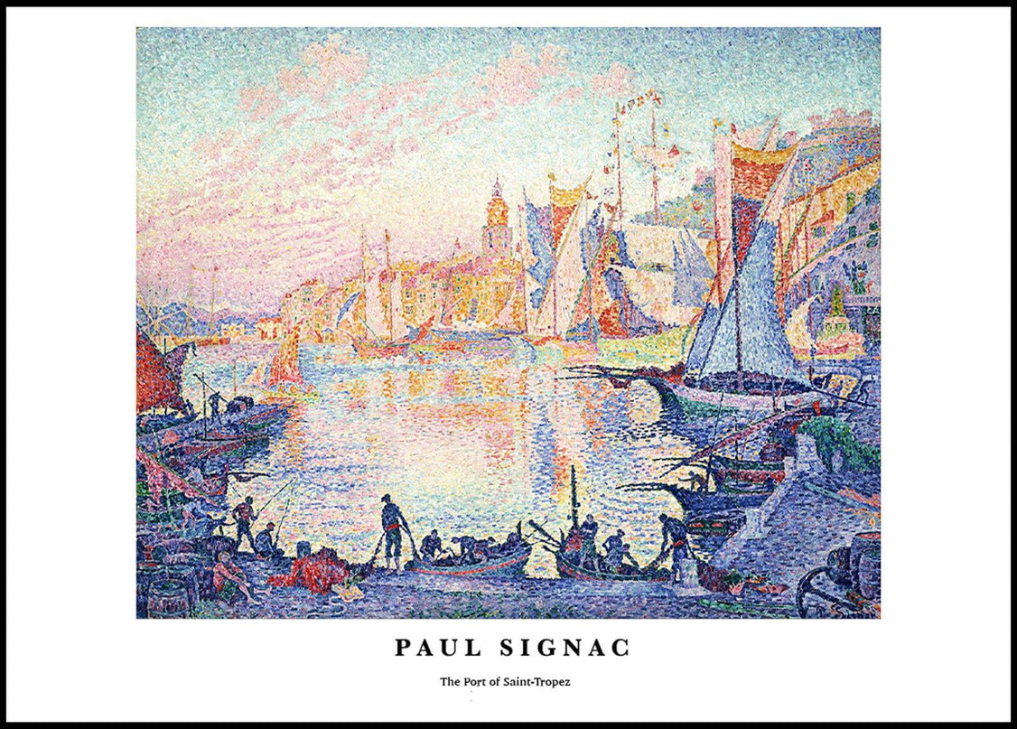 Paul Signac - The Port of Saint Tropez Poster