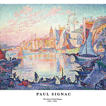 Paul Signac - The Port of Saint Tropez Poster