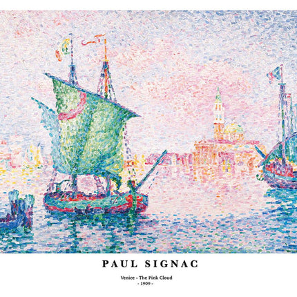 Paul Signac - Venice - The Pink Cloud Poster