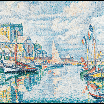 Paul Signac - Venise. la Salute. Vert