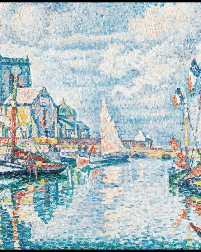 Paul Signac - Venise. la Salute. Vert