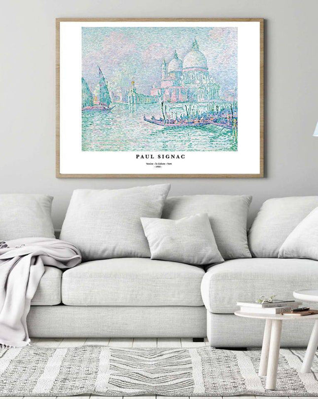 Paul Signac - Venise. la Salute. Vert Poster