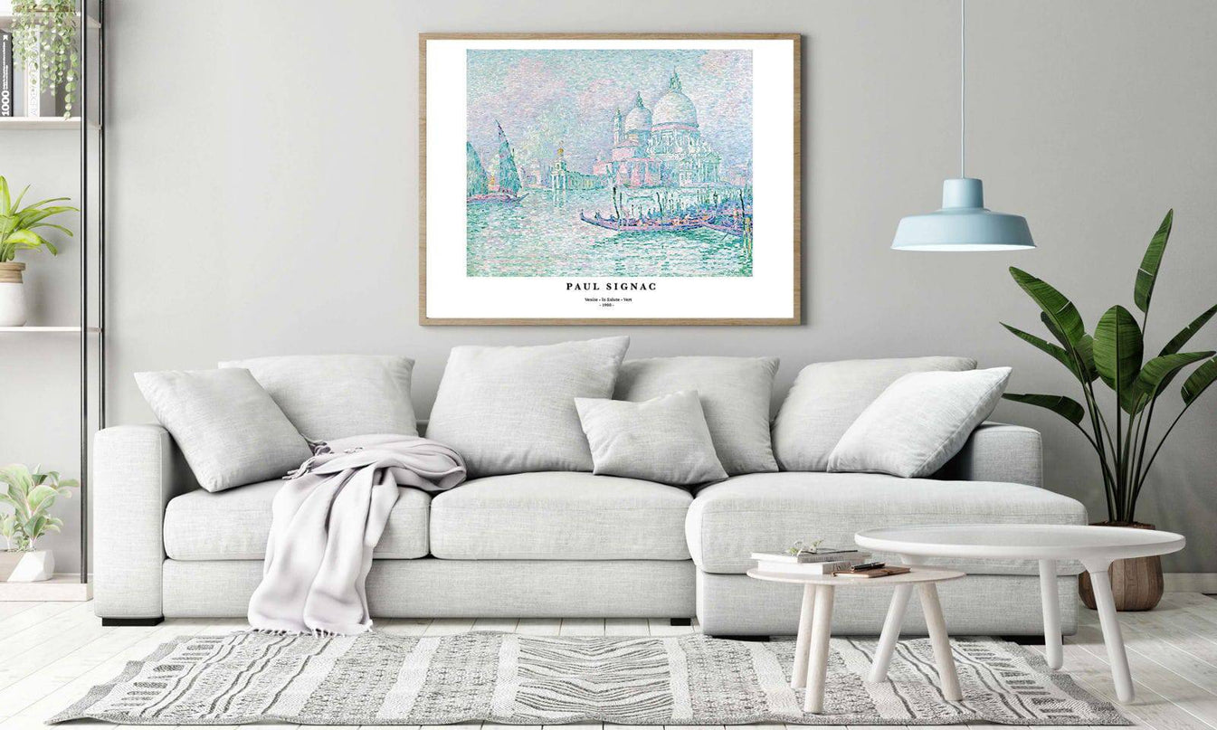 Paul Signac - Venise. la Salute. Vert Poster