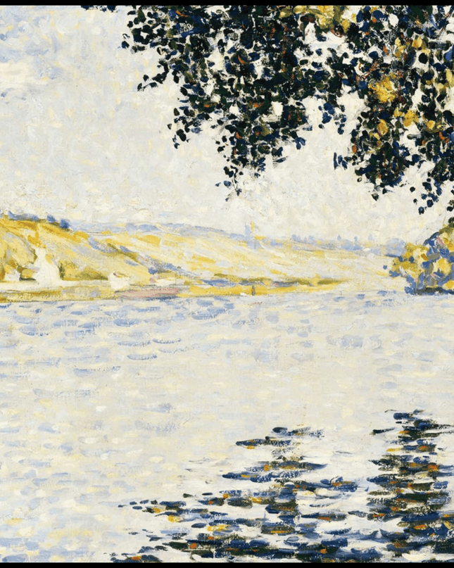 Paul Signac - View of the Seine at Herblay