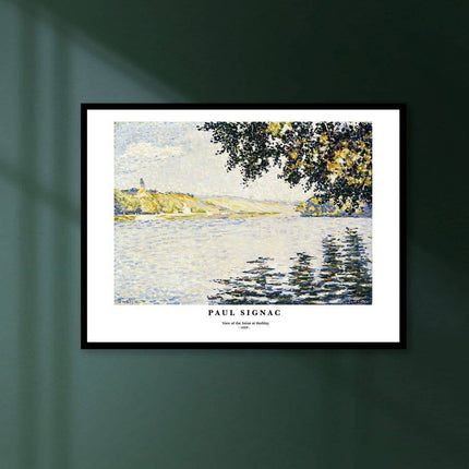 Paul Signac - View of the Seine at Herblay Poster