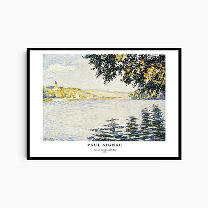 Paul Signac - View of the Seine at Herblay Poster