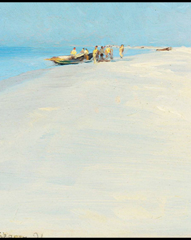 Peder Severin Kroyer - Fishermen on the Beach at Skagen