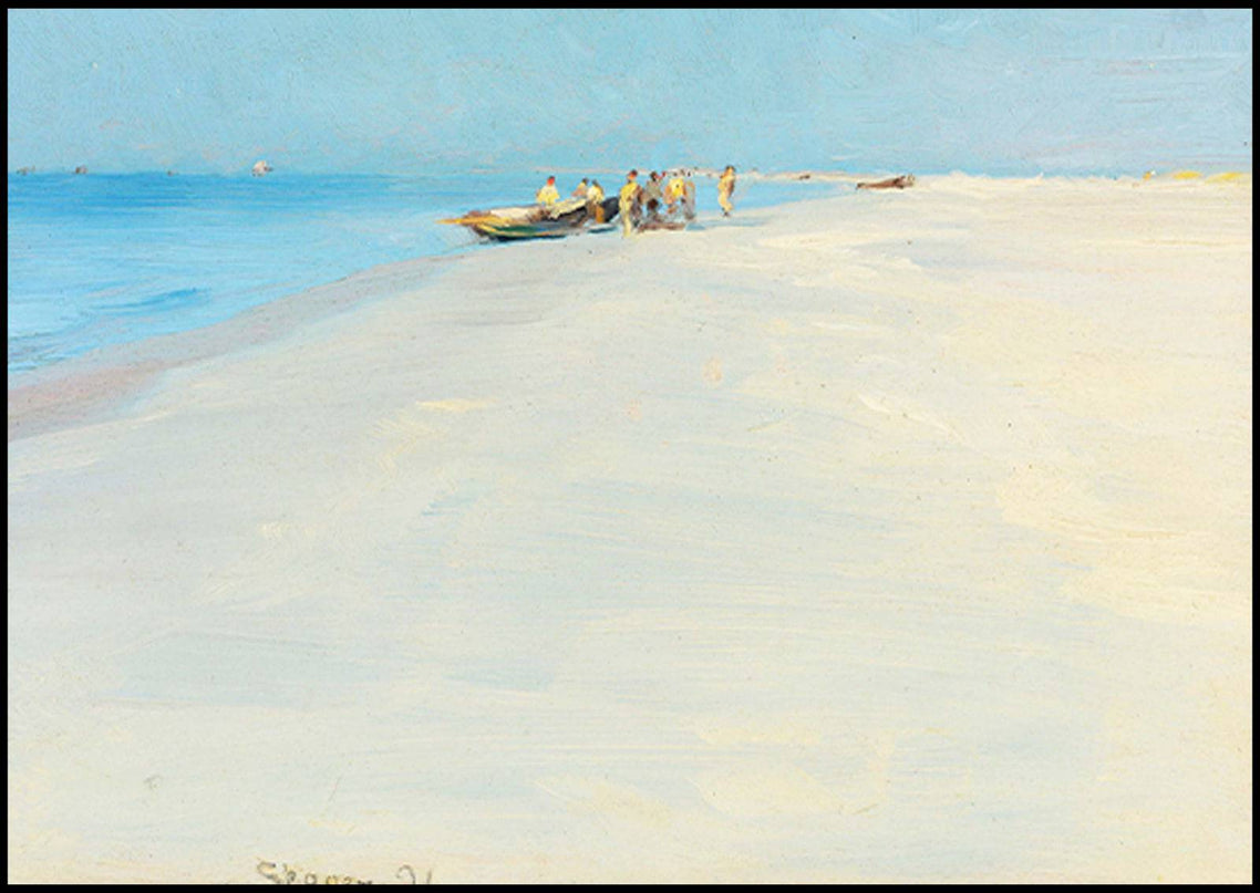 Peder Severin Kroyer - Fishermen on the Beach at Skagen