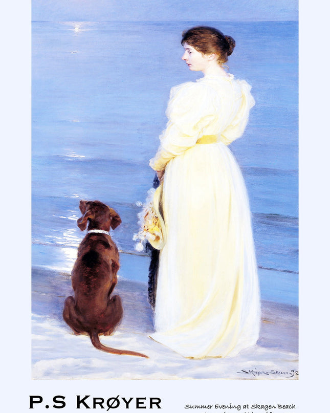 Peder Severin Kroyer - Summer Evening at Skagen's Beach