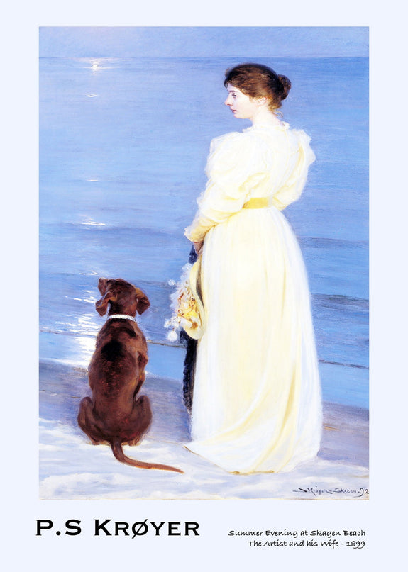 Peder Severin Kroyer - Summer Evening at Skagen's Beach