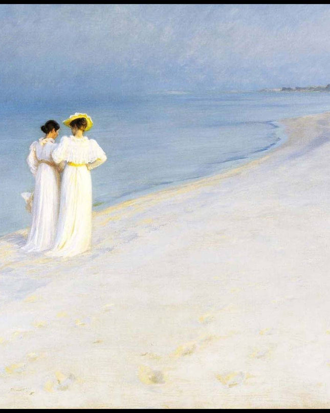 Peder Severin Kroyer - Summer Evening on Skagen's Beach