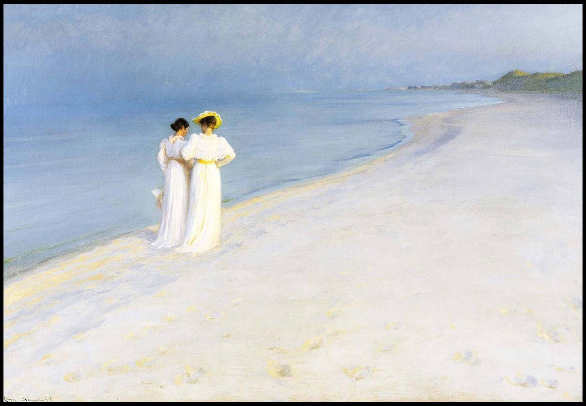 Peder Severin Kroyer - Summer Evening on Skagen's Beach