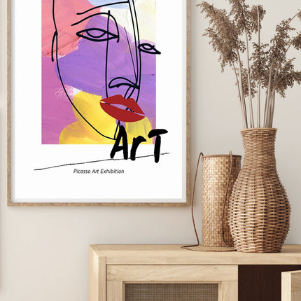 Picasso Art Exhibition Poster