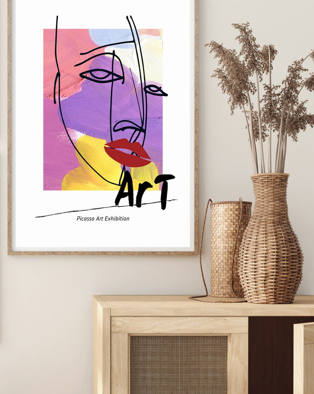 Picasso Art Exhibition Poster