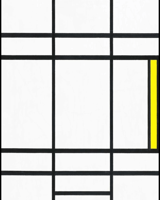 Piet Mondrian - Composition in White, Red, and Yellow