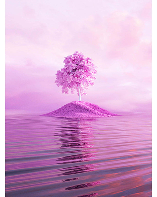 Pink Island Poster