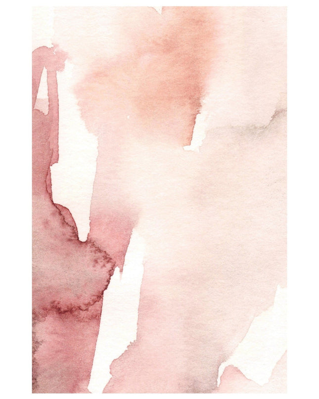 Pink Watercolor Strokes Poster