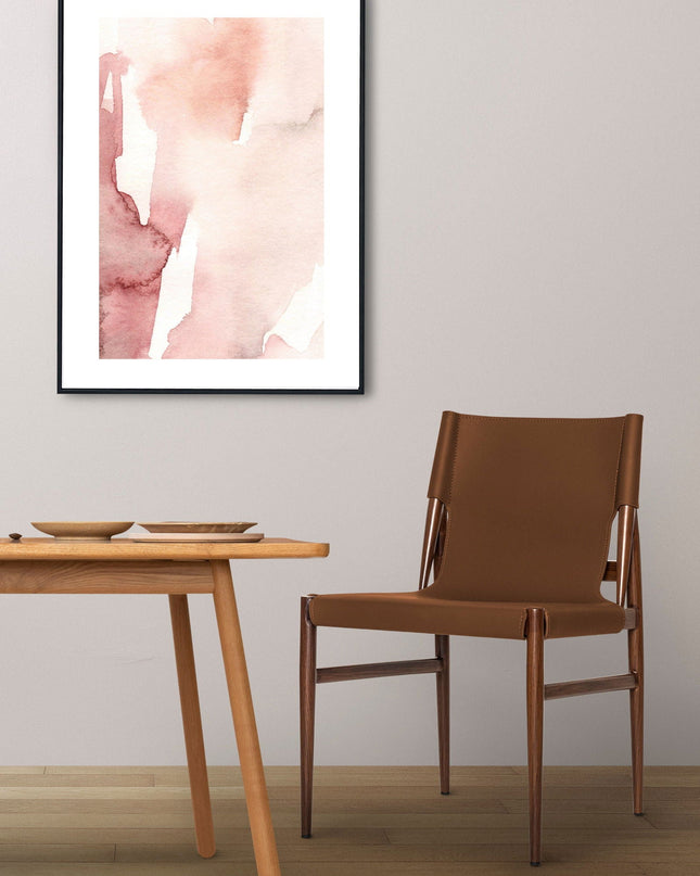 Pink Watercolor Strokes Poster