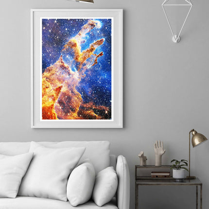 Portrait of the Pillars of Creation Poster