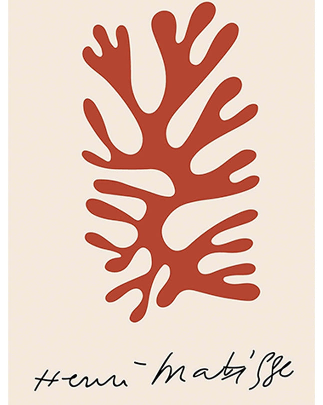 Red Cutout Poster