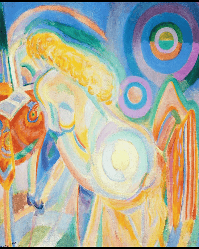 Robert Delaunay - Nude Woman Reading