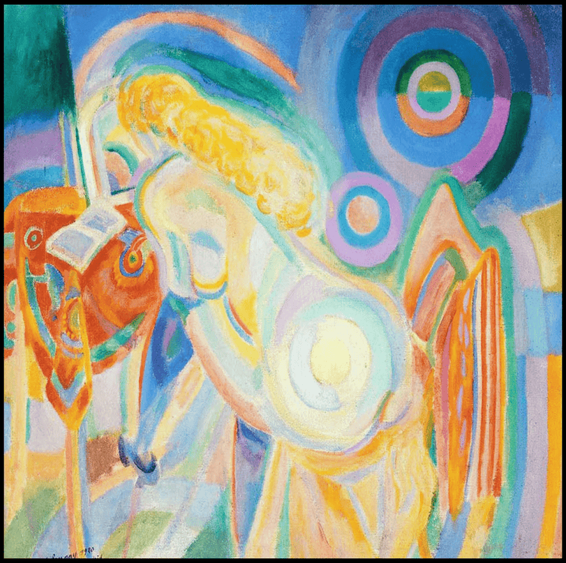 Robert Delaunay - Nude Woman Reading