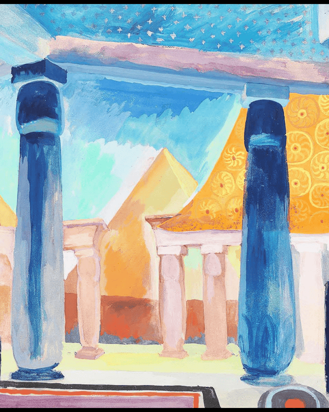 Robert Delaunay - Stage Design for Cleopatra Object