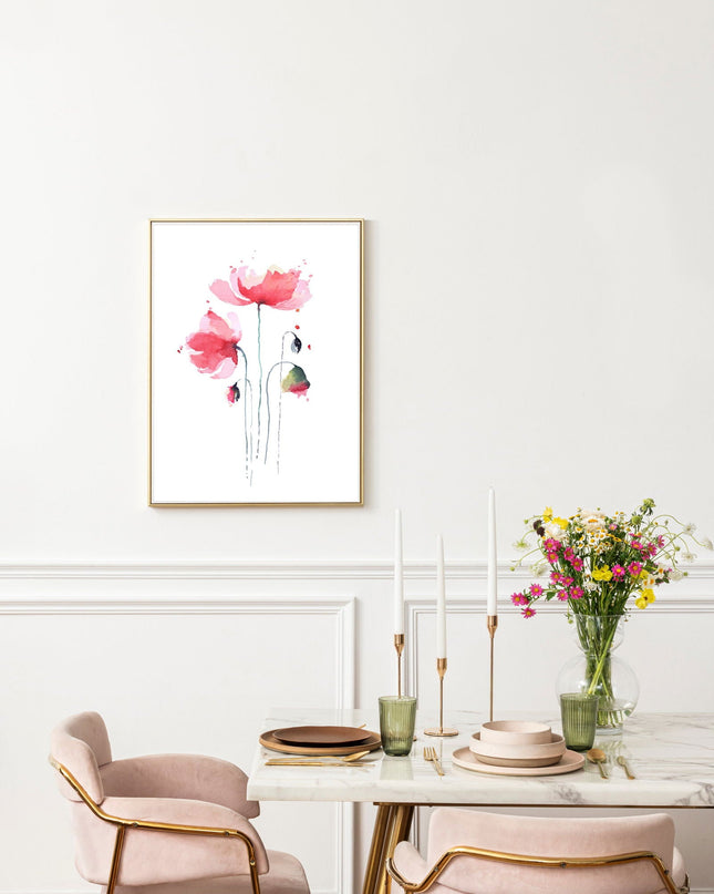 Rose Watercolor Poster