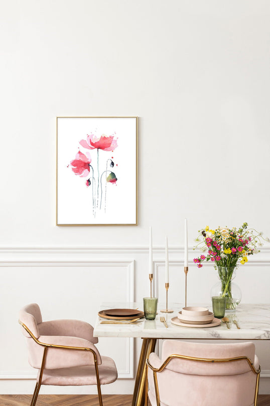 Rose Watercolor Poster