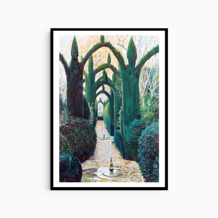 Santiago Rusiñol - The Generalife Gardens