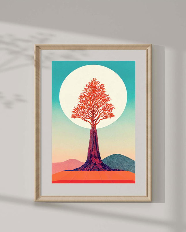 Sparkly Tree Poster