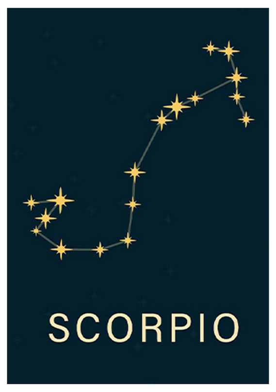 Star Sign Scorpio Poster