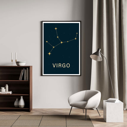Star Sign Virgo Poster