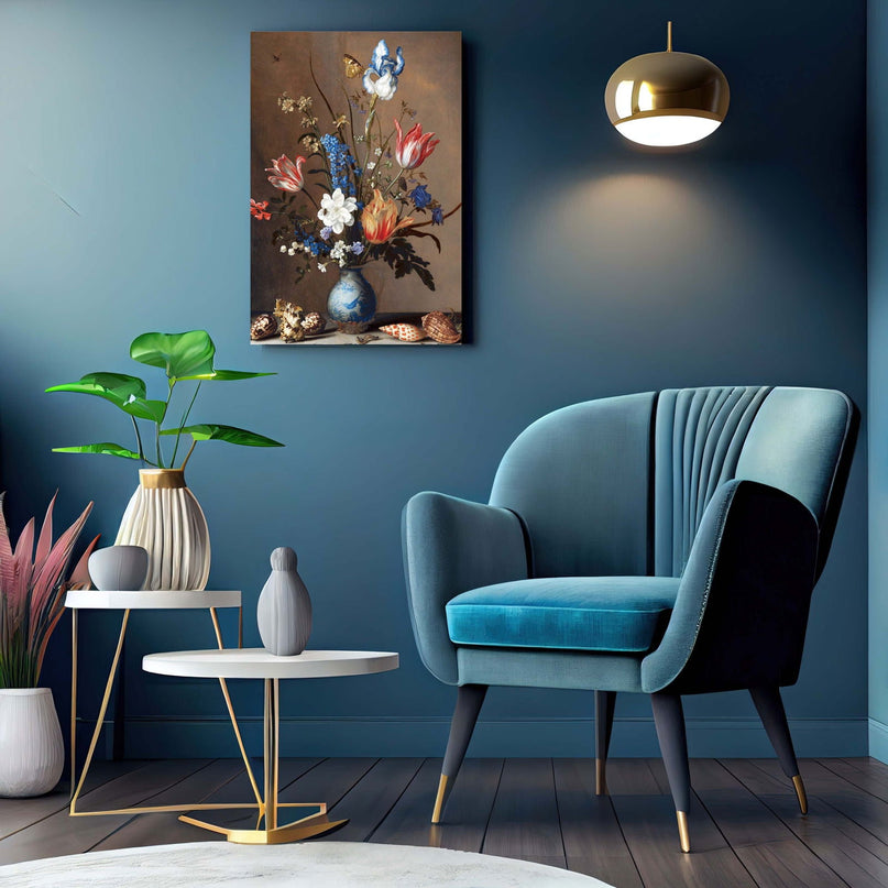 Still Life Vase of Flowers Poster