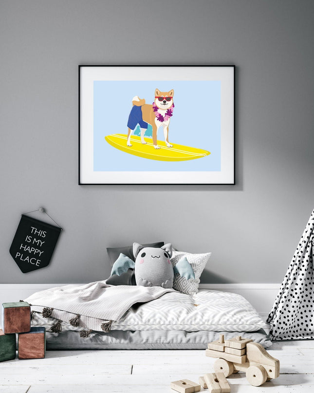 Surfing Dog