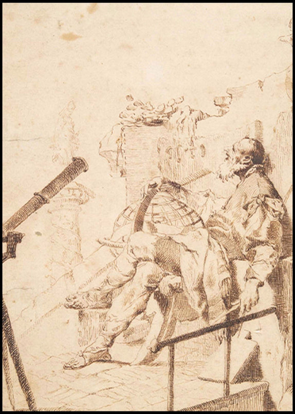The Astronomer Galileo 'The Sense of Sight' Poster