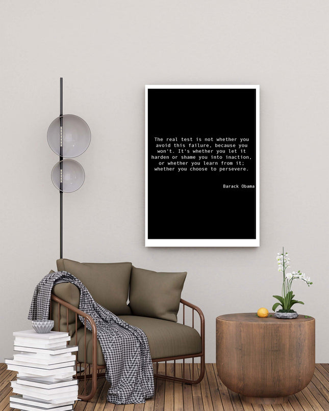 The real test is not whether you avoid this failure...Poster