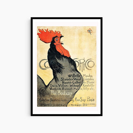 Théophile Alexandre Steinlen - Cocorico Poster