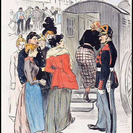 Théophile Alexandre Steinlen - La Rafle Poster