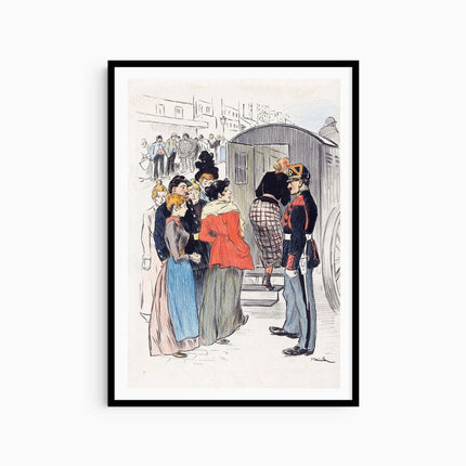 Théophile Alexandre Steinlen - La Rafle Poster