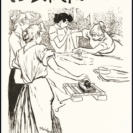 Théophile Alexandre Steinlen - Les Blanchisseuses Poster
